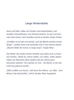 Blick ins Buch Yule