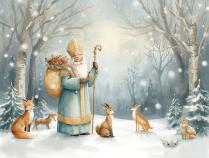 Advent, Winterwald, Nikolaus