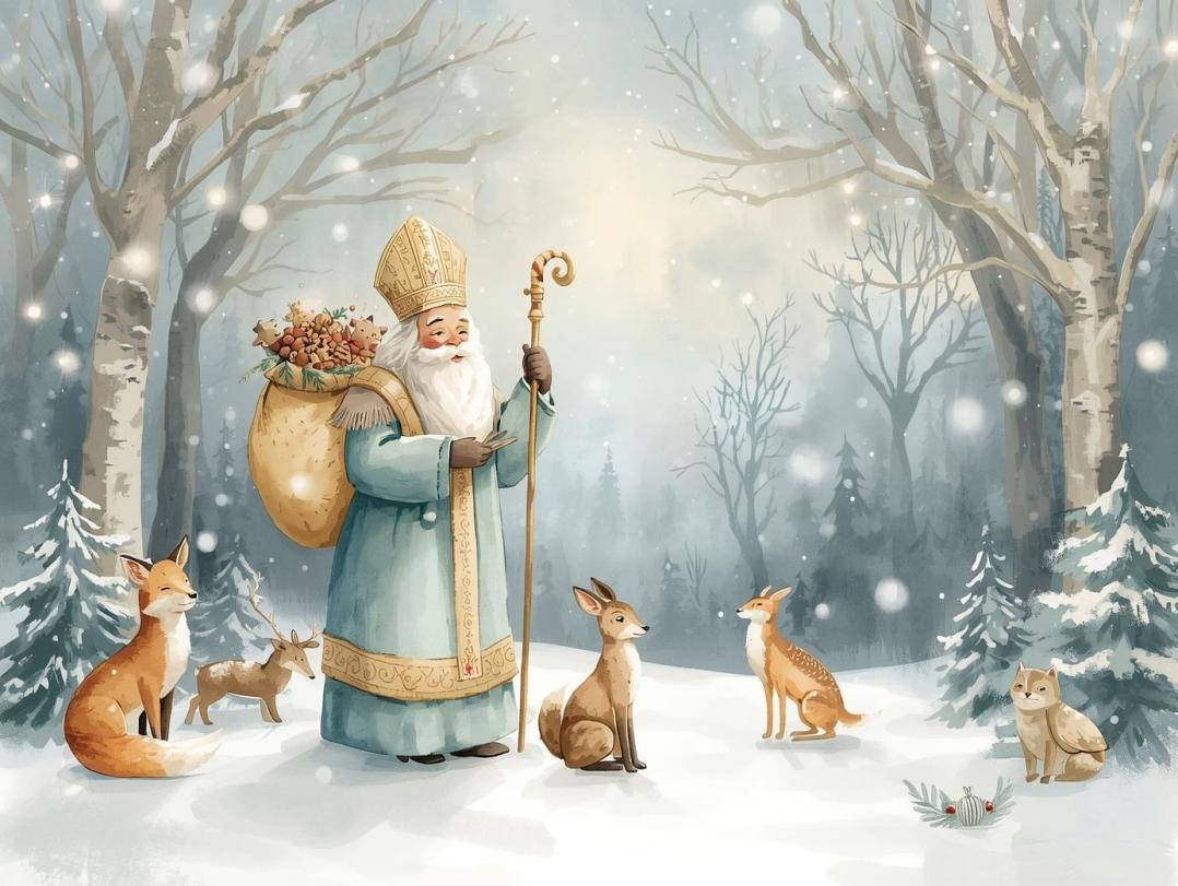 Advent, Winterwald, Nikolaus