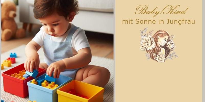 Kleinkind sortiert Bauklötze - Blogbild Baby in Jungfrau