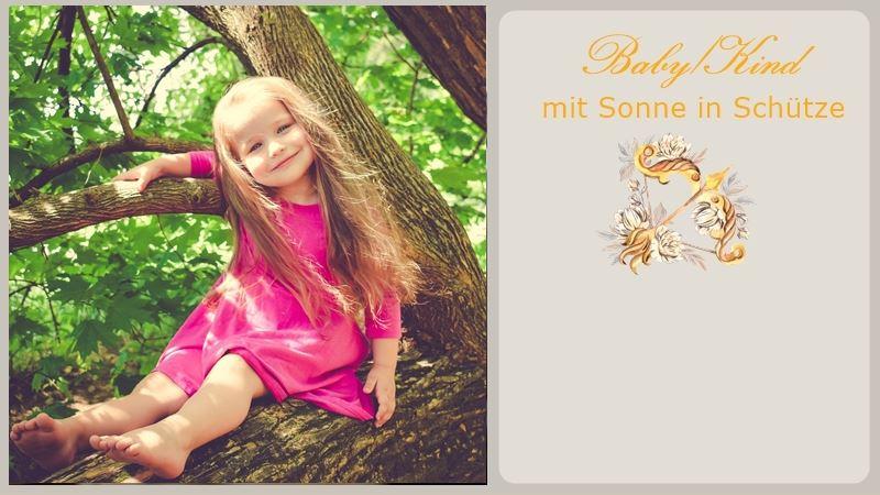 Mädchen auf Baum geklettert - Blogbild Baby in Schütze