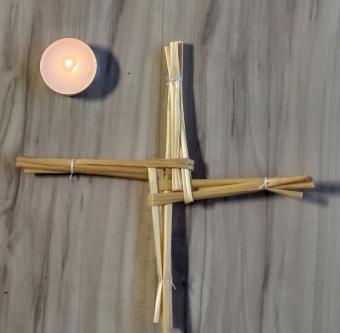 geflochtenes Brigid-Kreuz