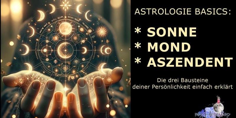 Blog-Bild: Sonne, Mond und AC mit astrologischen Symbolen