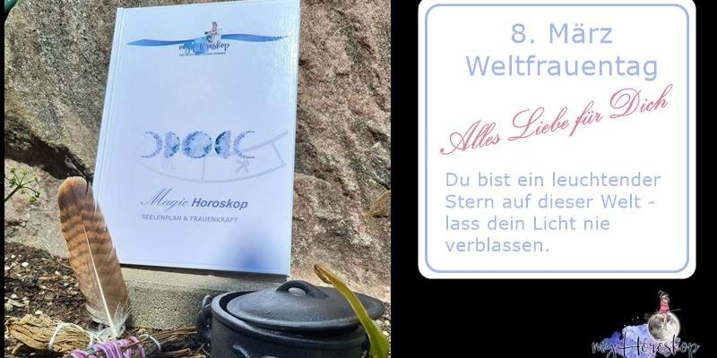 zum Weltfrauentag das Magic Horoskop Geschenkbuch für starke Frauen 