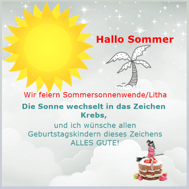 Krebssonne und Litha