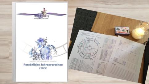 Buchcover Jahresvorschau Transithoroskop