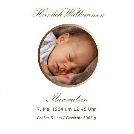 Glückwunschkarte mit eigenem Foto Beispiel