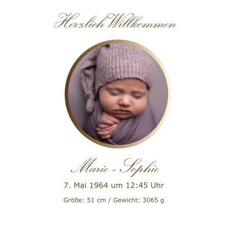 Glückwunschkarte mit eigenem Foto Beispiel