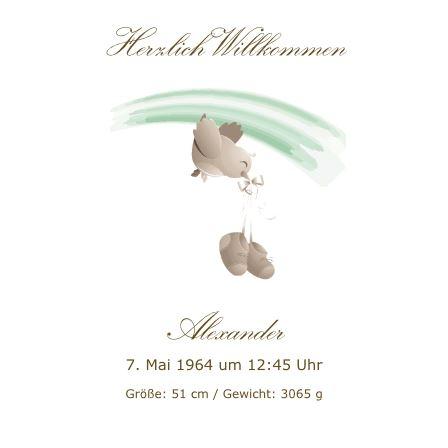 Glückwunschkarten Design Liebevolle Ankunft türkis