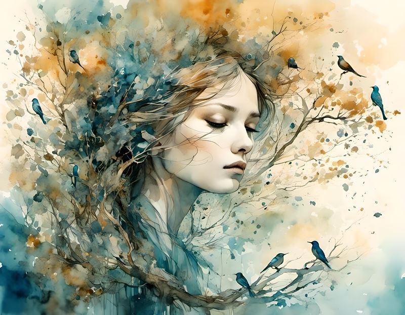 Frau Natur spirituell